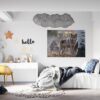 Wolf Wall Decal - Self Adhesive Wall Decal, Animal Wall Decal, Bedroom Wall Sticker, Removable Vinyl, Wall Decoration