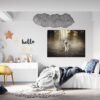 Wolf Wall Sticker - Self Adhesive Wall Decal, Animal Wall Decal, Bedroom Wall Sticker, Removable Vinyl, Wall Decoration