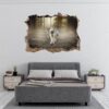 Wolf Wall Sticker - Self Adhesive Wall Decal, Animal Wall Decal, Bedroom Wall Sticker, Removable Vinyl, Wall Decoration