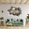 Wolf Wall Sticker - Self Adhesive Wall Decal, Animal Wall Decal, Bedroom Wall Sticker, Removable Vinyl, Wall Decoration