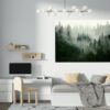 Misty Forest Wall Art - Self Adhesive Wall Sticker, Vinyl Wall Decal ,Nature Wall Sticker, Wall Decor for Bedroom, Easy To apply, Wall Decor, Living Room Wall Sticker