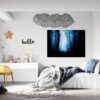 Wolf Wall Mural - Self Adhesive Wall Decal, Animal Wall Decal, Bedroom Wall Sticker, Removable Vinyl, Wall Decoration