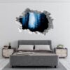 Wolf Wall Mural - Self Adhesive Wall Decal, Animal Wall Decal, Bedroom Wall Sticker, Removable Vinyl, Wall Decoration