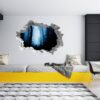 Wolf Wall Mural - Self Adhesive Wall Decal, Animal Wall Decal, Bedroom Wall Sticker, Removable Vinyl, Wall Decoration