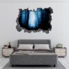 Wolf Wall Mural - Self Adhesive Wall Decal, Animal Wall Decal, Bedroom Wall Sticker, Removable Vinyl, Wall Decoration