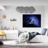 Wolf Wall Sticker - Self Adhesive Wall Decal, Animal Wall Decal, Bedroom Wall Sticker, Removable Vinyl, Wall Decor