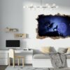 Wolf Wall Sticker - Self Adhesive Wall Decal, Animal Wall Decal, Bedroom Wall Sticker, Removable Vinyl, Wall Decor