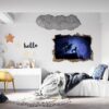 Wolf Wall Sticker - Self Adhesive Wall Decal, Animal Wall Decal, Bedroom Wall Sticker, Removable Vinyl, Wall Decor