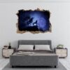 Wolf Wall Sticker - Self Adhesive Wall Decal, Animal Wall Decal, Bedroom Wall Sticker, Removable Vinyl, Wall Decor