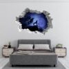 Wolf Wall Sticker - Self Adhesive Wall Decal, Animal Wall Decal, Bedroom Wall Sticker, Removable Vinyl, Wall Decor