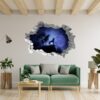 Wolf Wall Sticker - Self Adhesive Wall Decal, Animal Wall Decal, Bedroom Wall Sticker, Removable Vinyl, Wall Decor