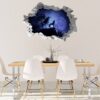 Wolf Wall Sticker - Self Adhesive Wall Decal, Animal Wall Decal, Bedroom Wall Sticker, Removable Vinyl, Wall Decor