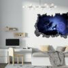 Wolf Wall Sticker - Self Adhesive Wall Decal, Animal Wall Decal, Bedroom Wall Sticker, Removable Vinyl, Wall Decor