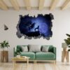 Wolf Wall Sticker - Self Adhesive Wall Decal, Animal Wall Decal, Bedroom Wall Sticker, Removable Vinyl, Wall Decor