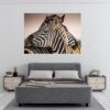 Zebra Wall Decal - Self Adhesive Wall Decal, Animal Wall Decal, Bedroom Wall Sticker, Removable Vinyl, Wall Decoration