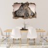 Zebra Wall Decal - Self Adhesive Wall Decal, Animal Wall Decal, Bedroom Wall Sticker, Removable Vinyl, Wall Decoration