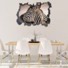 Zebra Wall Decal - Self Adhesive Wall Decal, Animal Wall Decal, Bedroom Wall Sticker, Removable Vinyl, Wall Decoration