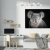 Koala Wall Decal - Self Adhesive Wall Decal, Animal Wall Decal, Bedroom Wall Sticker, Removable Vinyl, Wall Decoration