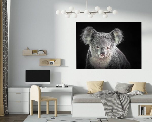 Koala Wall Decal - Self Adhesive Wall Decal, Animal Wall Decal, Bedroom Wall Sticker, Removable Vinyl, Wall Decoration