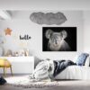 Koala Wall Decal - Self Adhesive Wall Decal, Animal Wall Decal, Bedroom Wall Sticker, Removable Vinyl, Wall Decoration