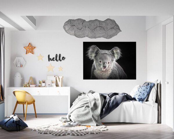 Koala Wall Decal - Self Adhesive Wall Decal, Animal Wall Decal, Bedroom Wall Sticker, Removable Vinyl, Wall Decoration