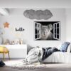 Koala Wall Decal - Self Adhesive Wall Decal, Animal Wall Decal, Bedroom Wall Sticker, Removable Vinyl, Wall Decoration