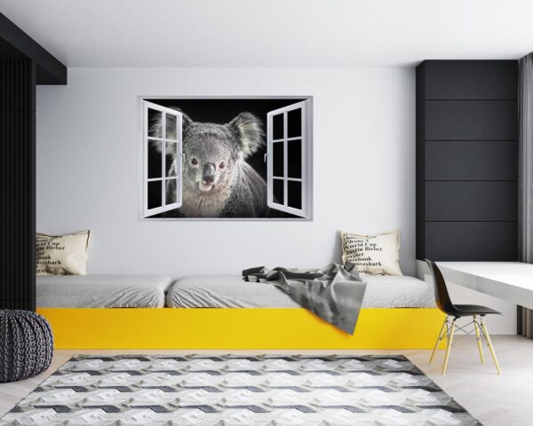 Koala Wall Decal - Self Adhesive Wall Decal, Animal Wall Decal, Bedroom Wall Sticker, Removable Vinyl, Wall Decoration