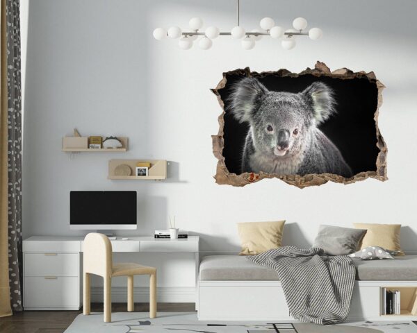 Koala Wall Decal - Self Adhesive Wall Decal, Animal Wall Decal, Bedroom Wall Sticker, Removable Vinyl, Wall Decoration