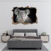 Koala Wall Decal - Self Adhesive Wall Decal, Animal Wall Decal, Bedroom Wall Sticker, Removable Vinyl, Wall Decoration