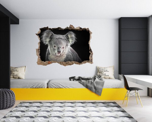 Koala Wall Decal - Self Adhesive Wall Decal, Animal Wall Decal, Bedroom Wall Sticker, Removable Vinyl, Wall Decoration