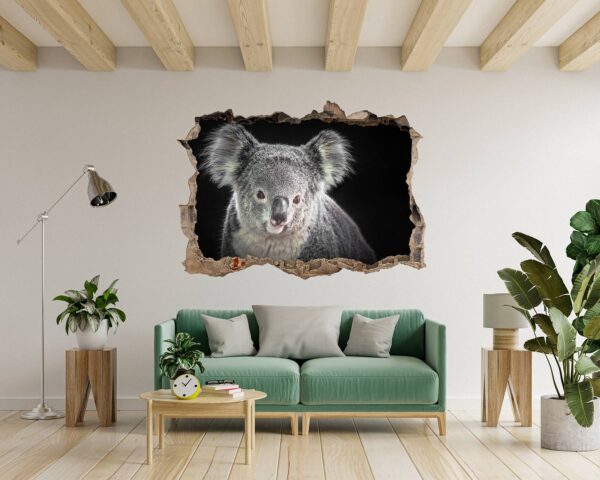 Koala Wall Decal - Self Adhesive Wall Decal, Animal Wall Decal, Bedroom Wall Sticker, Removable Vinyl, Wall Decoration