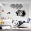 Koala Wall Decal - Self Adhesive Wall Decal, Animal Wall Decal, Bedroom Wall Sticker, Removable Vinyl, Wall Decoration