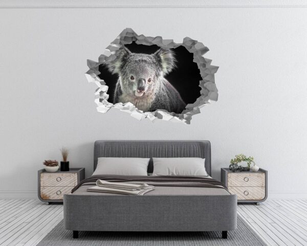 Koala Wall Decal - Self Adhesive Wall Decal, Animal Wall Decal, Bedroom Wall Sticker, Removable Vinyl, Wall Decoration