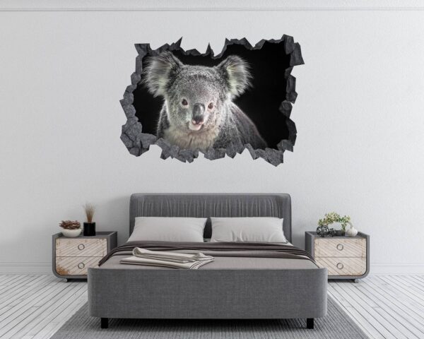 Koala Wall Decal - Self Adhesive Wall Decal, Animal Wall Decal, Bedroom Wall Sticker, Removable Vinyl, Wall Decoration