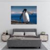 Penguins Wall Art - Self Adhesive Wall Decal, Animal Wall Decal, Bedroom Wall Sticker, Removable Vinyl, Wall Decoration