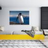 Penguins Wall Art - Self Adhesive Wall Decal, Animal Wall Decal, Bedroom Wall Sticker, Removable Vinyl, Wall Decoration