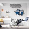 Penguins Wall Art - Self Adhesive Wall Decal, Animal Wall Decal, Bedroom Wall Sticker, Removable Vinyl, Wall Decoration