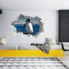 Penguins Wall Art - Self Adhesive Wall Decal, Animal Wall Decal, Bedroom Wall Sticker, Removable Vinyl, Wall Decoration