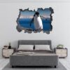 Penguins Wall Art - Self Adhesive Wall Decal, Animal Wall Decal, Bedroom Wall Sticker, Removable Vinyl, Wall Decoration