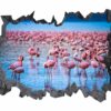 Flamingos Wall Sticker - Self Adhesive Wall Decal, Animal Wall Decal, Bedroom Wall Sticker, Removable Vinyl, Wall Decoration