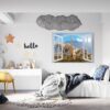 Safari Animals Wall Decal - Self Adhesive Wall Decal, Animal Wall Decal, Bedroom Wall Sticker, Removable Vinyl, Wall Decoration