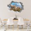 Safari Animals Wall Decal - Self Adhesive Wall Decal, Animal Wall Decal, Bedroom Wall Sticker, Removable Vinyl, Wall Decoration