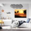 Wall Sticker Decal - Self Adhesive Wall Sticker, Vinyl Wall Sticker ,Beach Wall Art, Wall Decor for Bedroom, Easy To apply, Wall Decor, Living Room Wall Sticker