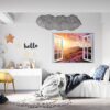 Mountain Wall Decor - Self Adhesive Wall Sticker, Vinyl Wall Decal ,Nature Wall Sticker, Wall Decor for Bedroom, Easy To apply, Wall Decor, Living Room Wall Sticker