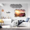 Mountain Wall Decor - Self Adhesive Wall Sticker, Vinyl Wall Decal ,Nature Wall Sticker, Wall Decor for Bedroom, Easy To apply, Wall Decor, Living Room Wall Sticker