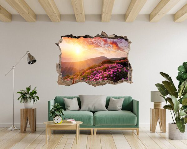 Mountain Wall Decor - Self Adhesive Wall Sticker, Vinyl Wall Decal ,Nature Wall Sticker, Wall Decor for Bedroom, Easy To apply, Wall Decor, Living Room Wall Sticker