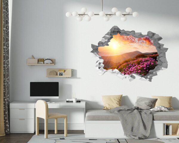 Mountain Wall Decor - Self Adhesive Wall Sticker, Vinyl Wall Decal ,Nature Wall Sticker, Wall Decor for Bedroom, Easy To apply, Wall Decor, Living Room Wall Sticker