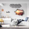 Mountain Wall Decor - Self Adhesive Wall Sticker, Vinyl Wall Decal ,Nature Wall Sticker, Wall Decor for Bedroom, Easy To apply, Wall Decor, Living Room Wall Sticker