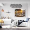 Route 66 Wall Decal - Peel and Stick Wall Decal, Vinyl Wall Decal ,Nature Wall Sticker, Wall Decor for Bedroom, Easy To apply, Wall Decor, Living Room Wall Sticker