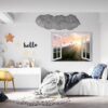 Mountain Wall Decor - Self Adhesive Wall Sticker, Vinyl Wall Decal ,Nature Wall Decal, Wall Decor for Bedroom, Easy To apply, Wall Decor, Living Room Wall Sticker